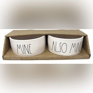 Rae Dunn Double Pet Bowl
